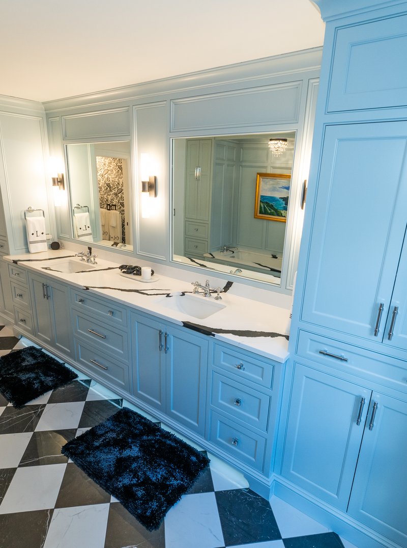 custom bathroom remodel for a New Albany, Ohio area home