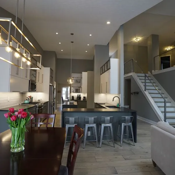 Custom New Albany modern kitchen cabinetry, New Albany, OH