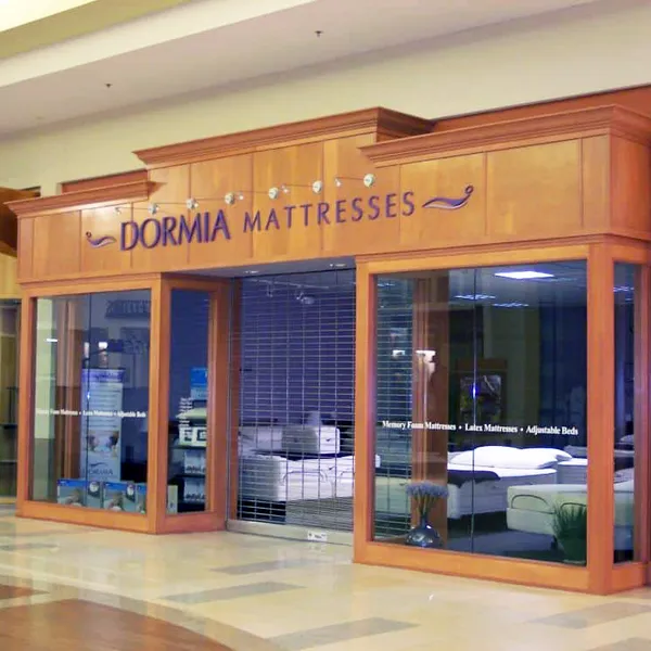 Custom commercial cabinetry for Dormia Mattress, Columbus, OH