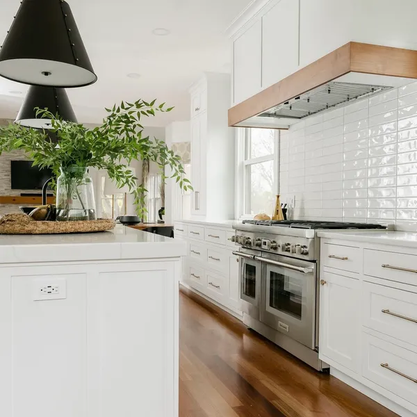Custom ivory and alder kitchen cabinetry, Delaware, OH