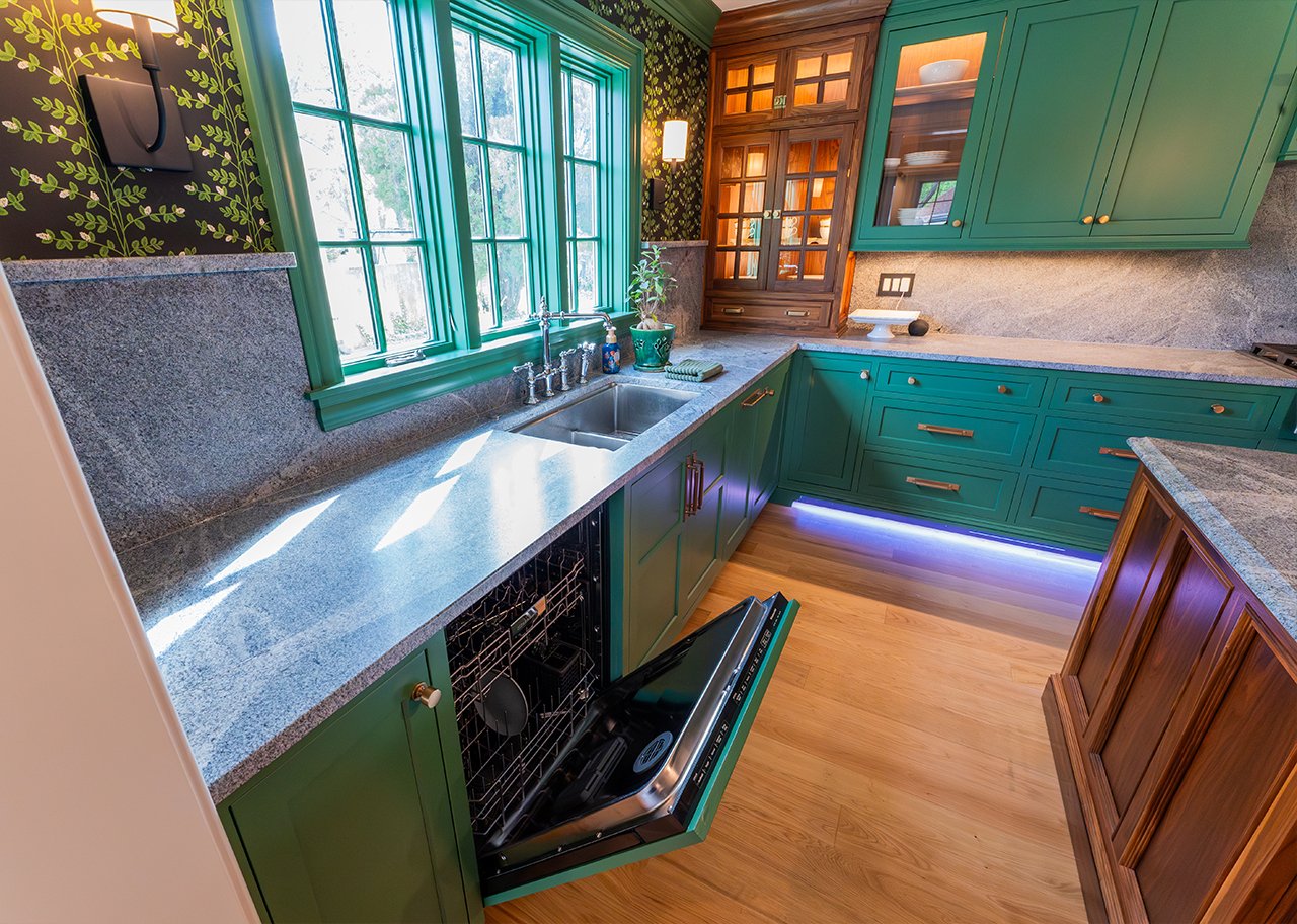 Custom kitchen cabinetry